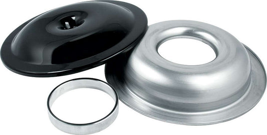 Air Cleaner Kit 14in Black w/1.00 Spacer - Oval Obsessions 