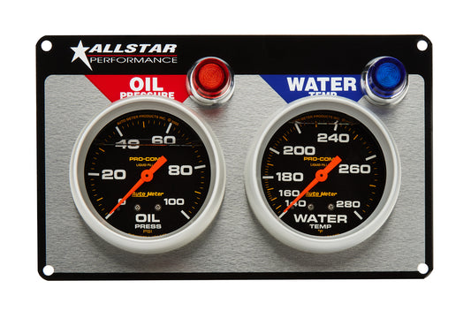 2 Gauge Panel A/M OP/WT Liquid Filled - Oval Obsessions 