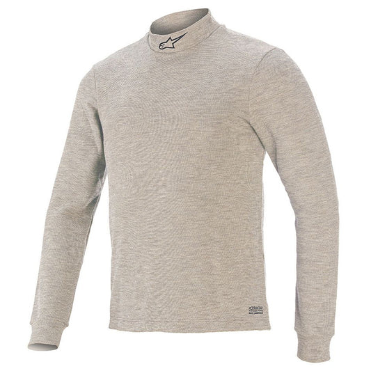 Race Top V3 Medium Lt. Gray Long Sleeve - Powerholics Performance LLC