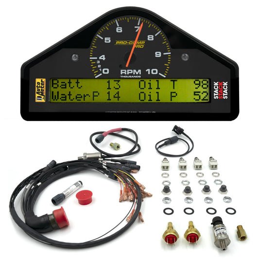 Pro-Comp Race Dash 0-4-10K RPM 7.5x4.0x1.5 - Oval Obsessions 