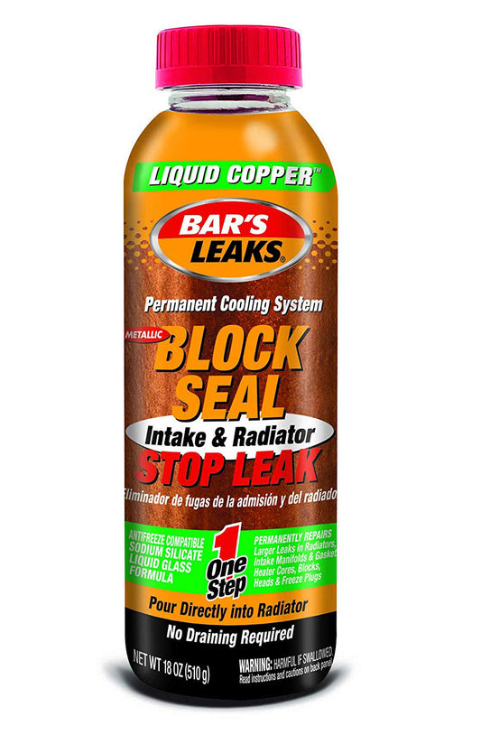 Bar's Leak Block Seal Intake & Rad Stop Leak - Oval Obsessions 