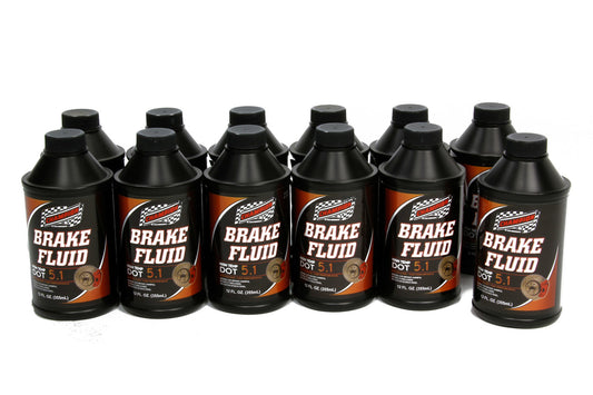 Brake Fluid DOT 5.1 12x12 oz. - Oval Obsessions 