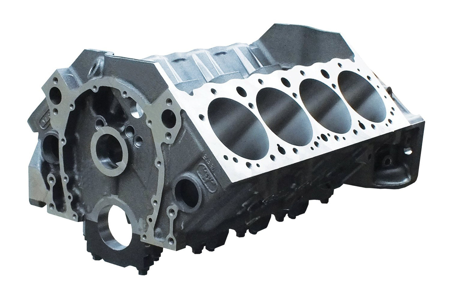 SBC Iron Little M Block 4.125 Bore 9.025 DH - Oval Obsessions 