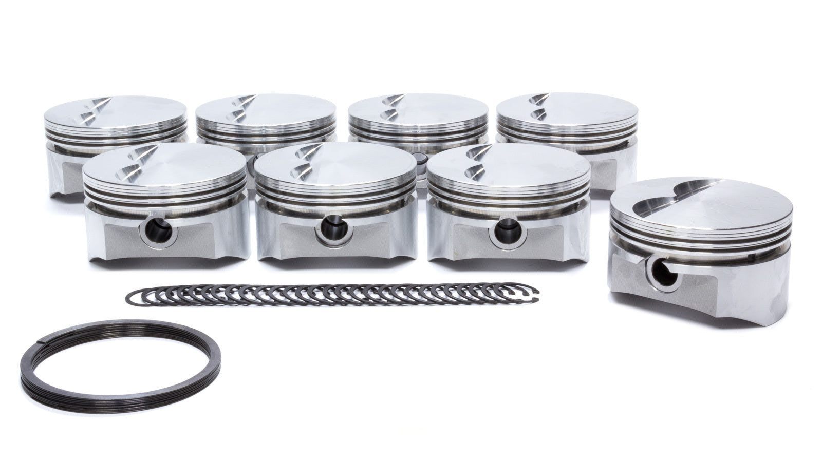 SBC E Piston Set 4.030 F/T -5cc - Oval Obsessions 