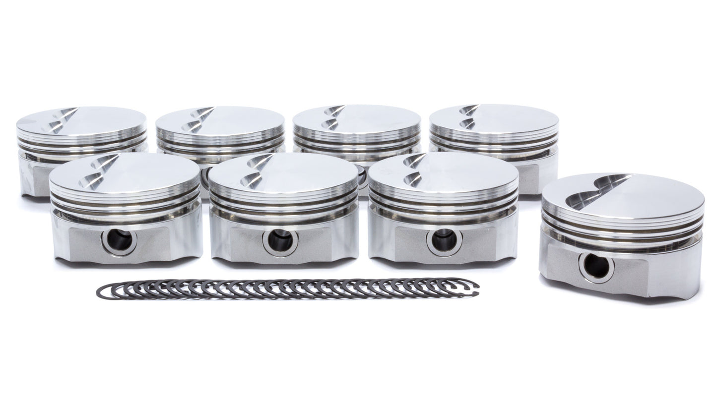 SBC E Piston Set 4.030 F/T -5cc - Oval Obsessions 