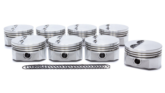 SBC E Piston Set 4.040 F/T -5cc - Oval Obsessions 