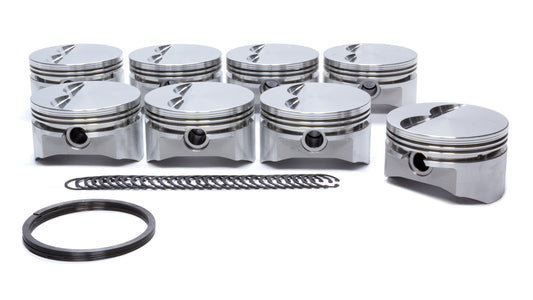 SBC E Piston Set 4.030 F/T -5cc - Oval Obsessions 