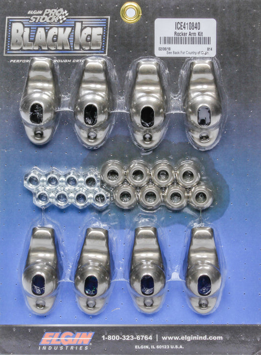 SBC B/I Rocker Arm Kit 1.50 Ratio 3/8 Stud - Oval Obsessions 