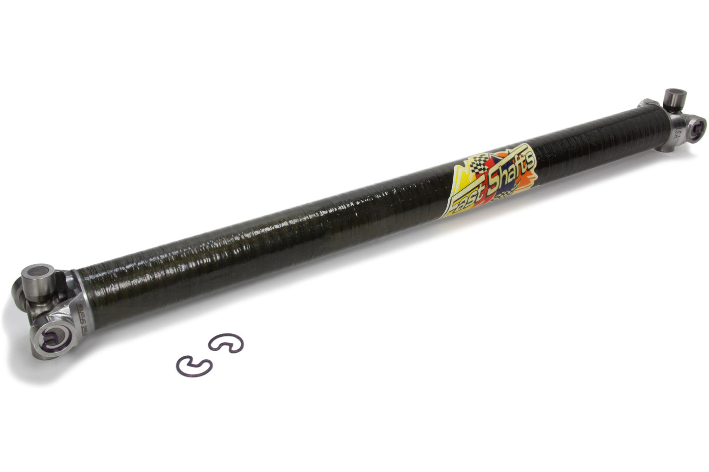 Driveshaft Carbon Fiber 31.5in Steel Ends 2-1/4 - Oval Obsessions 