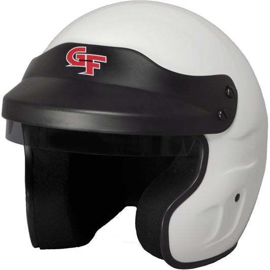 Helmet GF1 Open Large White SA2020 - Oval Obsessions 