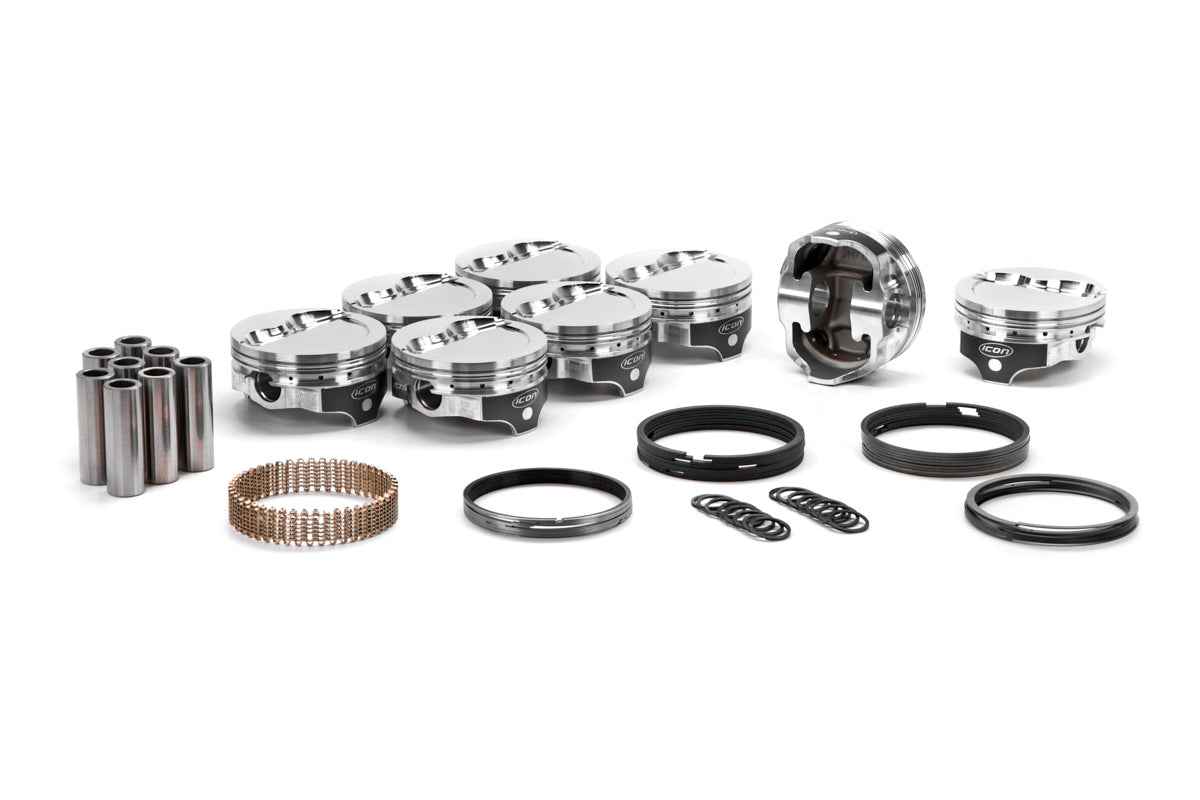 SBF Dished Piston Set 4.060 Bore -16.5 cc - Oval Obsessions 