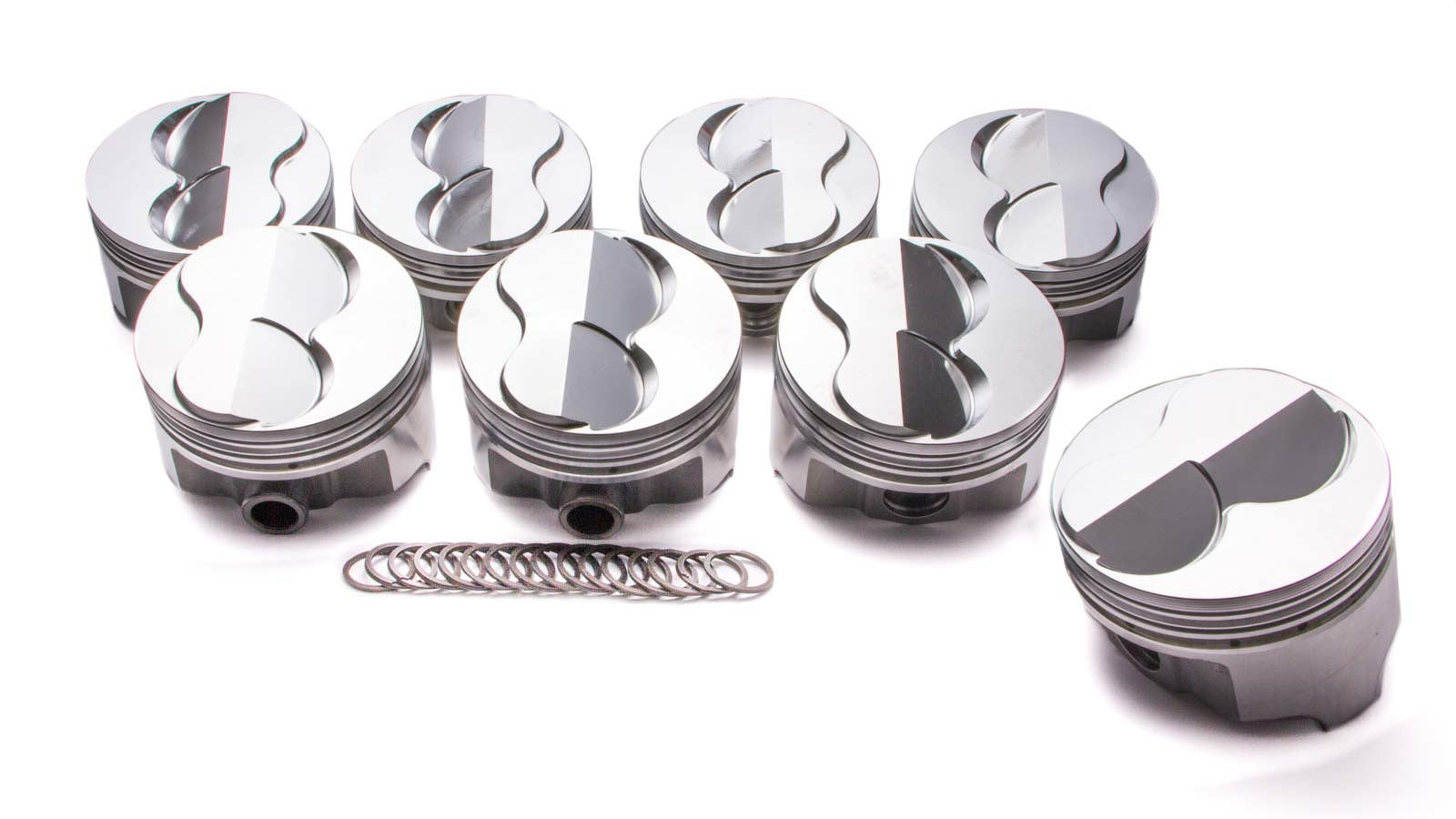 SBC Forged Domed Piston Set 4.040 Bore +6.26cc - Oval Obsessions 