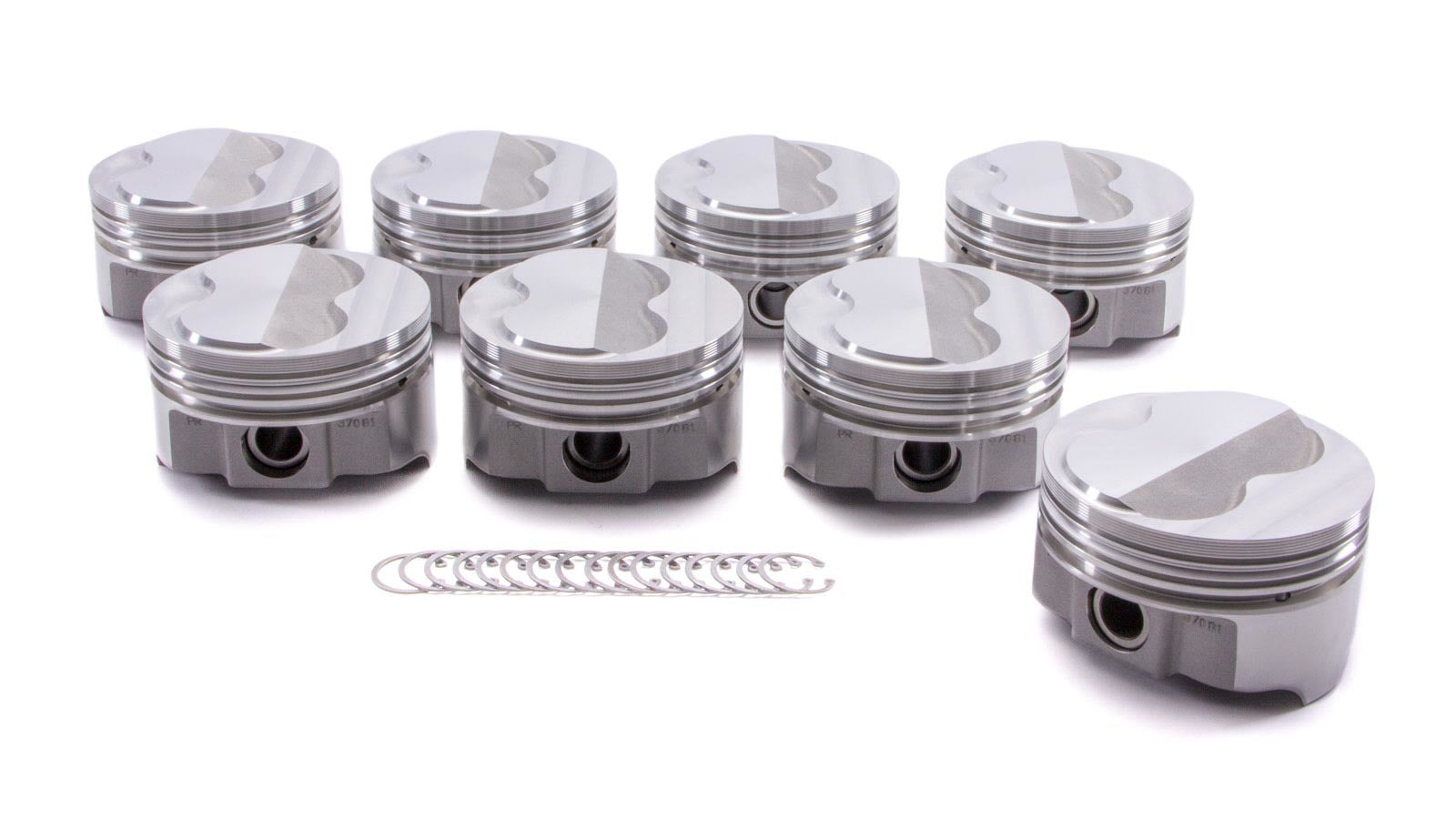 SBC FHR Domed Piston Set 4.030 Bore +6cc - Oval Obsessions 