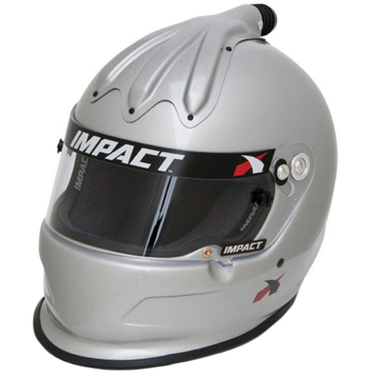 Helmet Super Charger X-Large Silver SA2020 - Oval Obsessions 