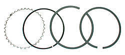 Piston Ring Set 4.155 Moly 1/16 1/16 3/20 - Oval Obsessions 