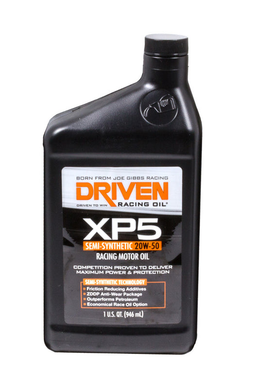 XP5 20w50 Semi-Synthetc Oil 1 Qt Bottle - Oval Obsessions 