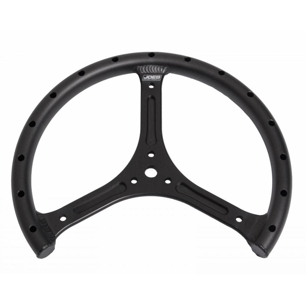 11in Steering Wheel QM Aluminum Black - Oval Obsessions 