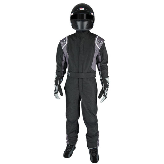 Suit Precision II Black / Gray 3X-Small Youth - Oval Obsessions 