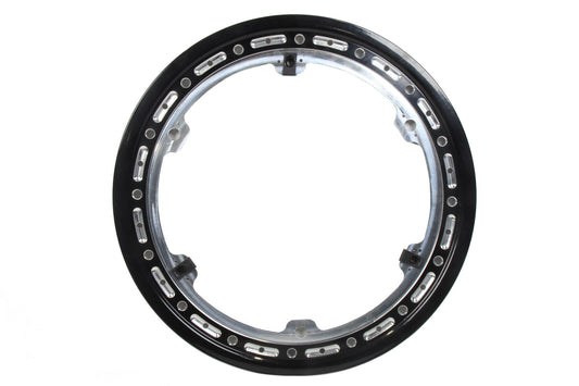 Beadlock Ring Black 15in w/3 Threaded Tabs - Oval Obsessions 