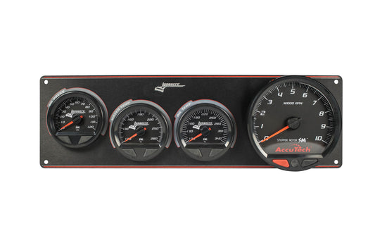 Waterproof SMI 3 Gauge Panel W/Tach OP/WT/OT - Oval Obsessions 