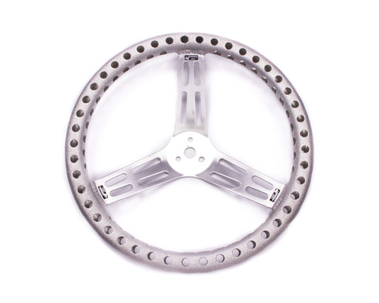 Steering Wheel 15in Dished & Drilled - Oval Obsessions 