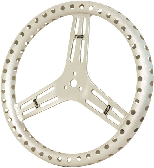 Steering Wheel 15in Flat & Drilled - Oval Obsessions 