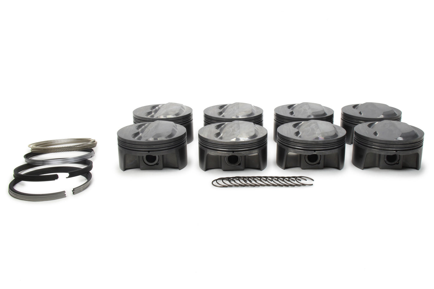 SBC PowerPak Domed Piston Set 4.030 Bore - Oval Obsessions 