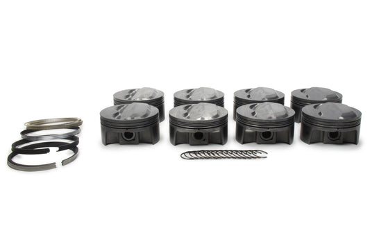 SBC PowerPak Domed Piston Set 4.060 Bore - Oval Obsessions 