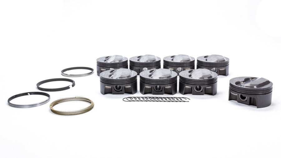 SBC PowerPak Domed Piston Set 4.030 Bore - Oval Obsessions 