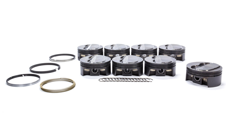 SBC PowerPak Domed Piston Set 4.125 Bore - Oval Obsessions 