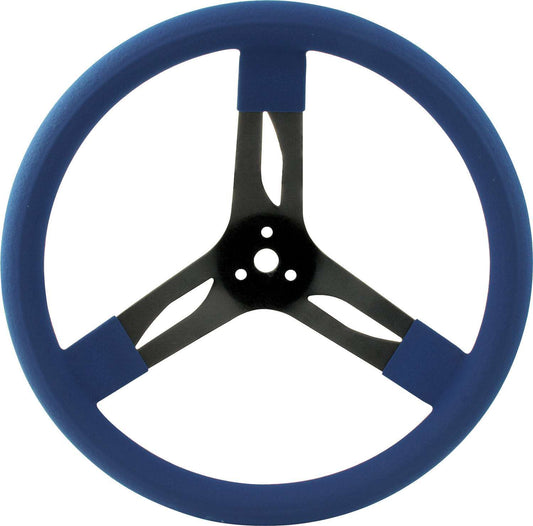 15in Steering Wheel Stl Blue - Oval Obsessions 