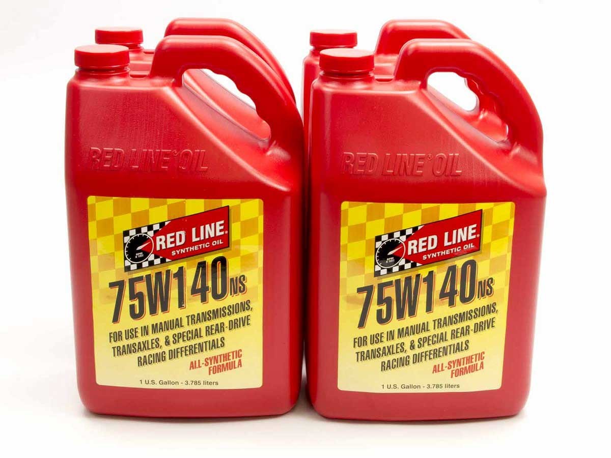 75W140NS GL-5 Gear Oil Case 4x1 Gallon - Oval Obsessions 