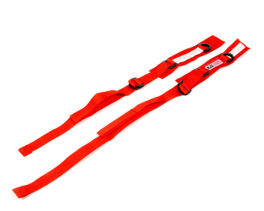 Red Arm Restraints - Oval Obsessions 
