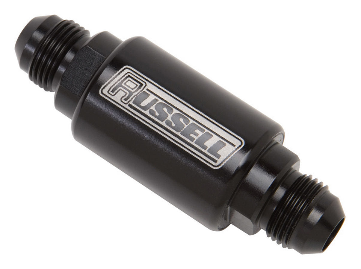 P/C #6 3in Fuel Filter - Black - Oval Obsessions 