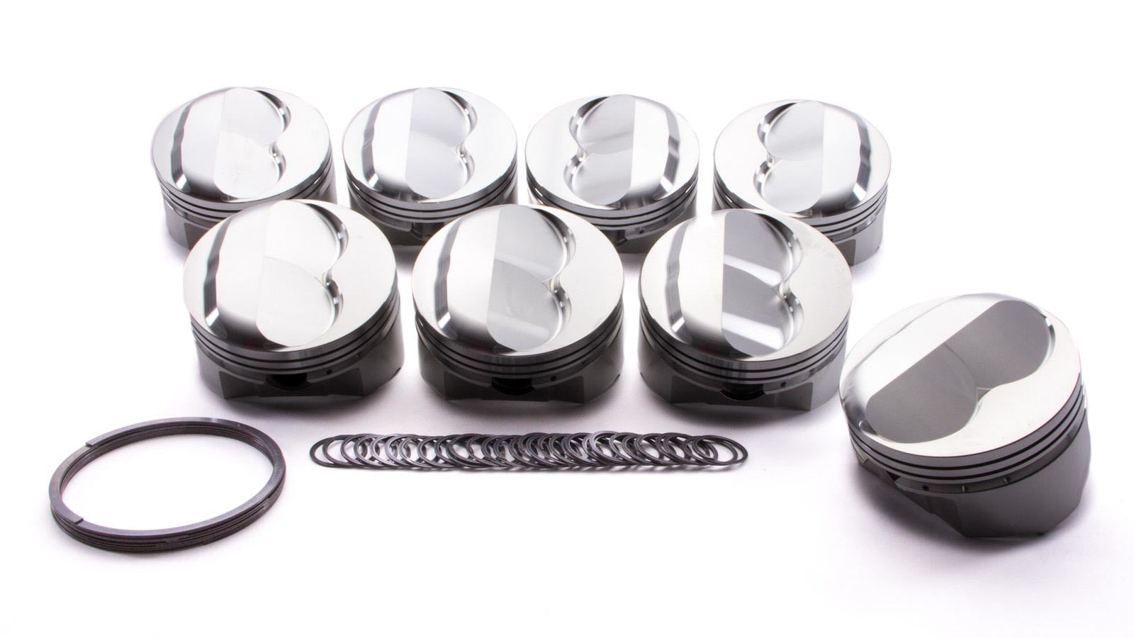 SBC Domed Piston Set 4.030 Bore - Oval Obsessions 