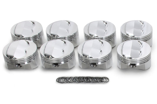 SBC Domed Piston Set 4.165 Bore +4cc - Oval Obsessions 