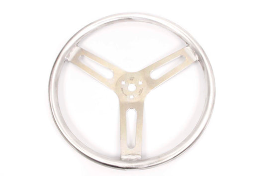 15in Flat Steering Wheel No Wrap - Oval Obsessions 