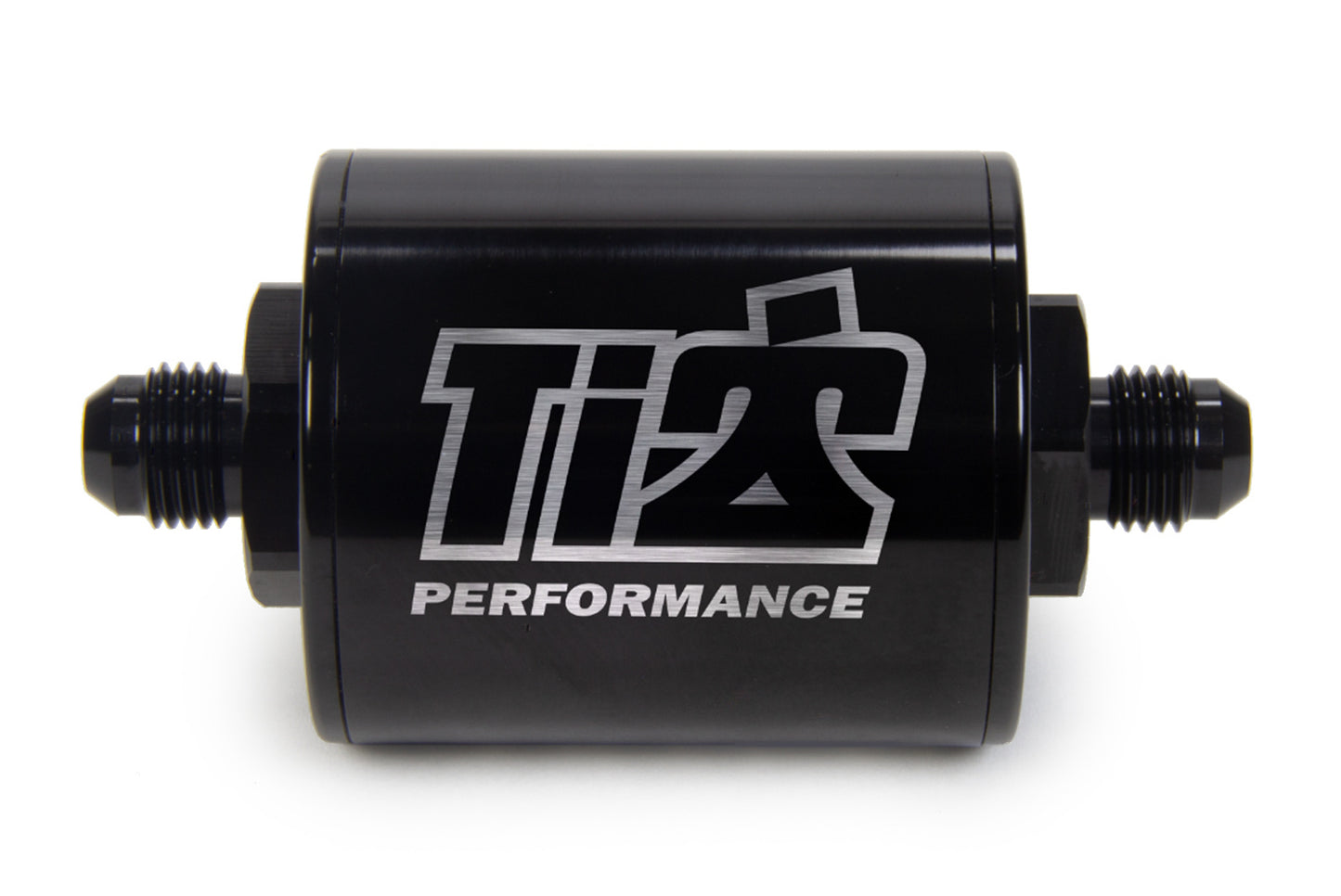 6 AN Fuel Filter Short Style 100 Micron Black - Oval Obsessions 