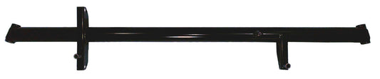 L/W Front Axle 50in x  2-1/2in Black - Oval Obsessions 