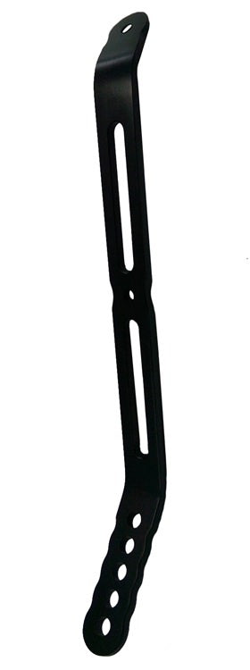 Nose Wing Rear Strap Bent To Side Board Black - Oval Obsessions 