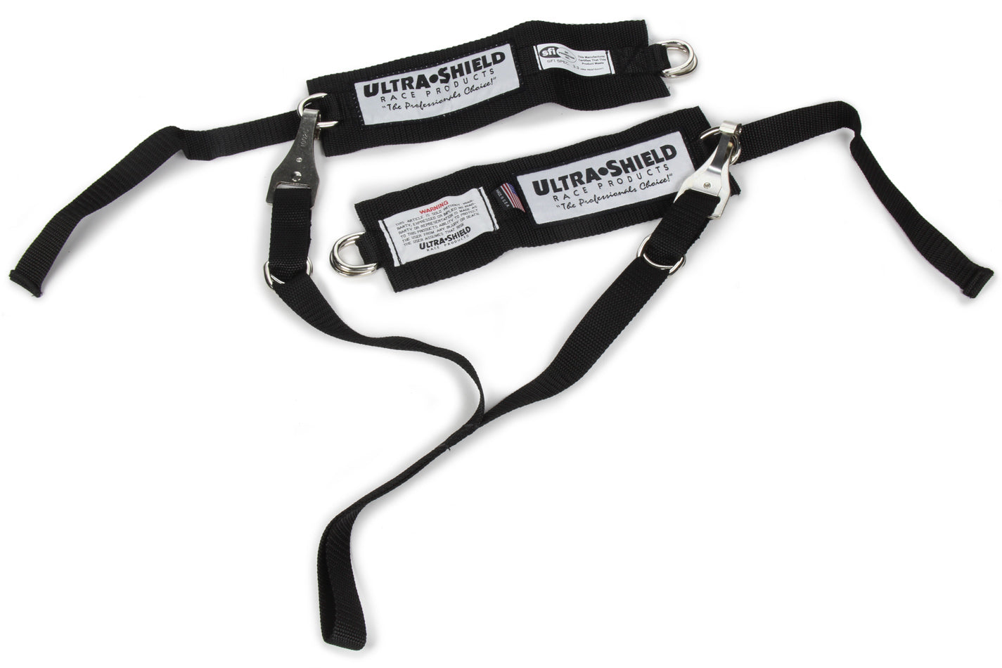 Arm Restraint Black SFI 3.3 Y-Type - Oval Obsessions 