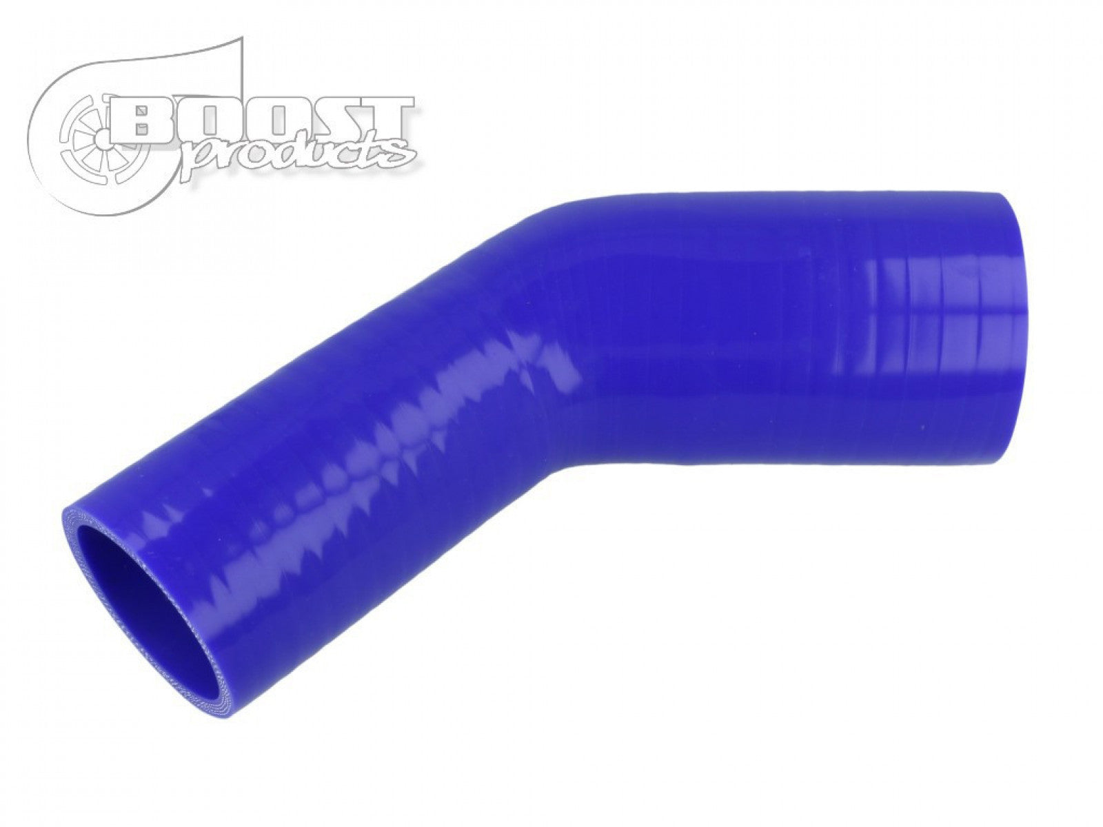 BOOST Products Silicone Reducer Elbow 45 Degrees, 1-1/2"- 1" ID, Blue - Premium Silicone Reducer Elbow from BOOST Products - Just $28.78! Shop now at Powerholics Performance LLC