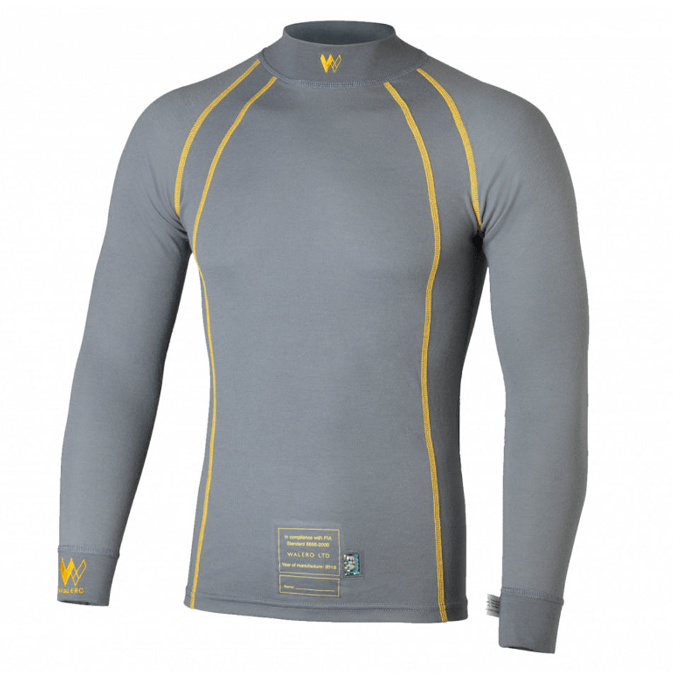 Base Layer Top X-Small SFI3.3 & FIA Cool Grey - Oval Obsessions 