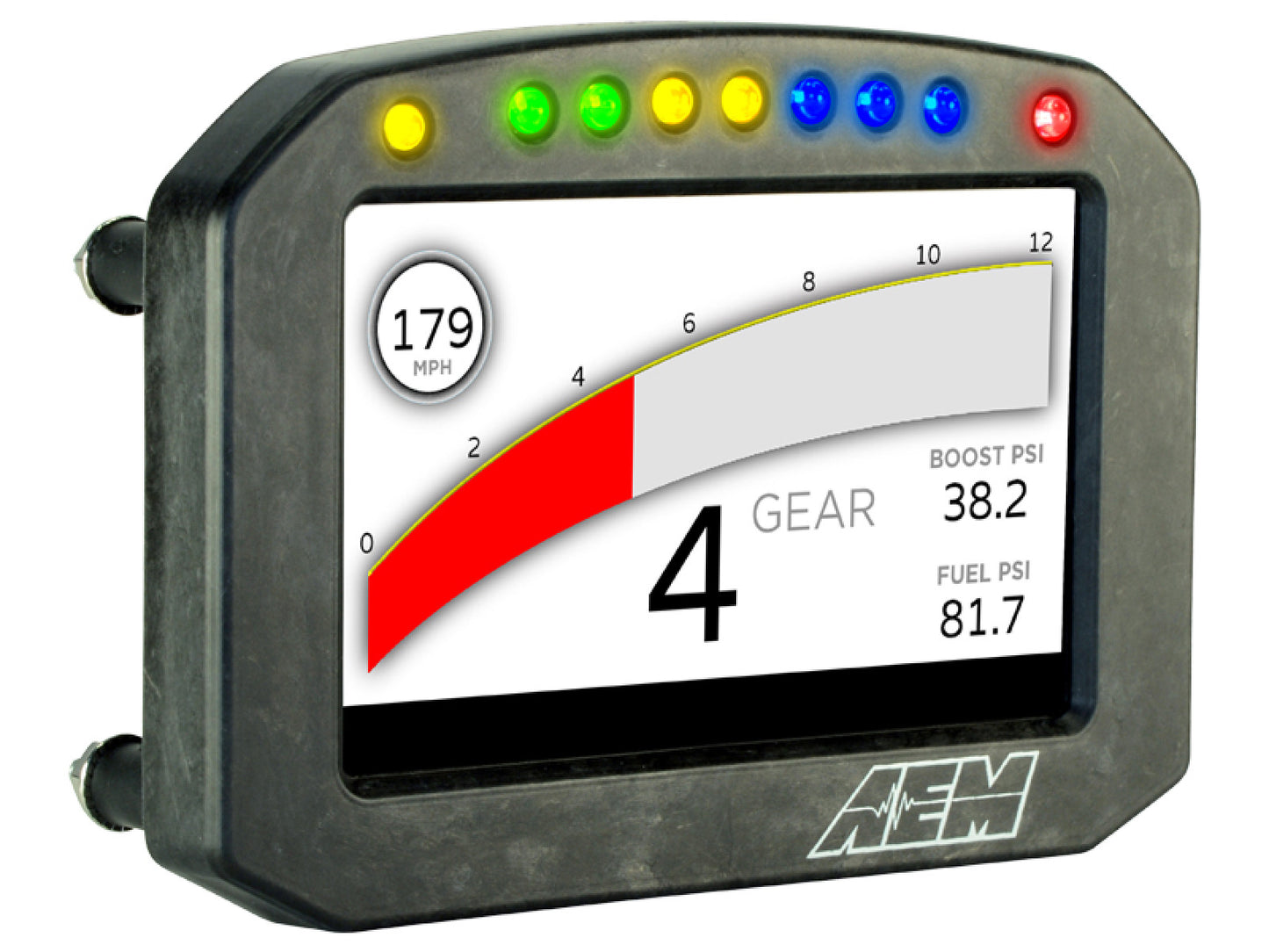 AEM CD-5 Carbon Flat Panel Digital Racing Dash Display - Logging / Non-GPS - Premium Digital Dash Displays from AEM EV - Just $1299.95! Shop now at Powerholics Performance LLC