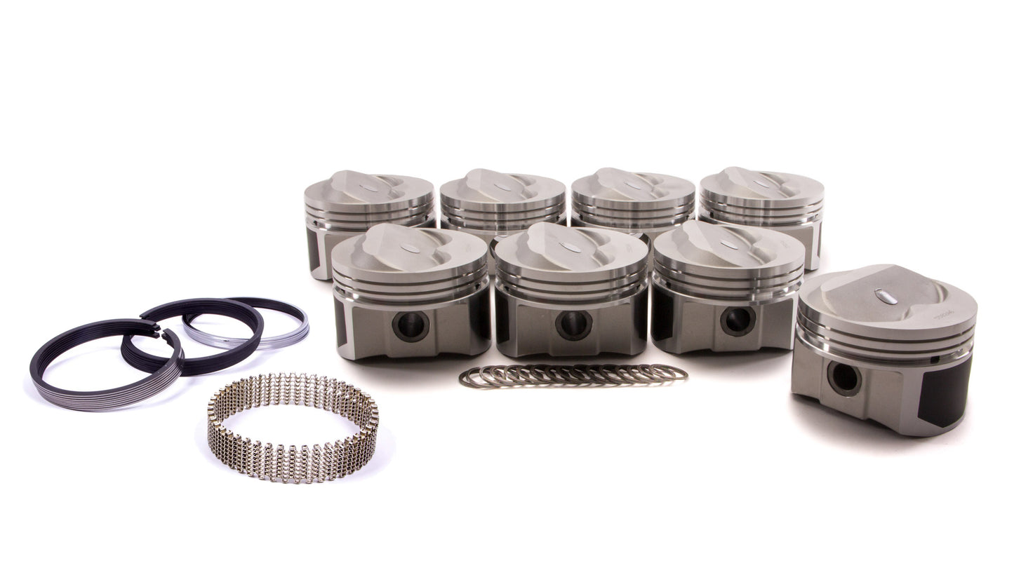 SBC Domed Piston Set 4.040 Bore +8cc - Oval Obsessions 