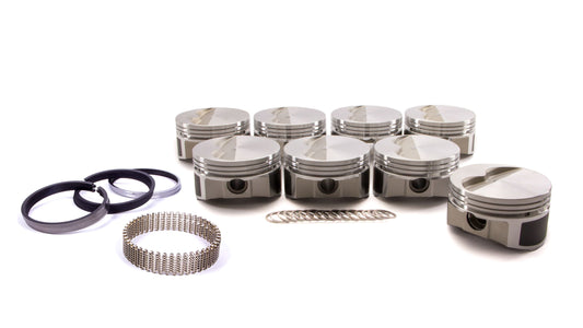 SBC F/T Piston Set 4.060 Bore -5cc - Oval Obsessions 